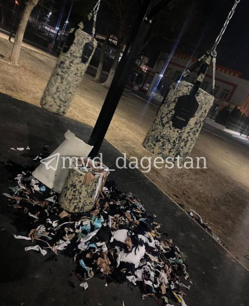 В Дагестане с подростками, испортившими боксерские груши на воркаут-площадке, побеседовали