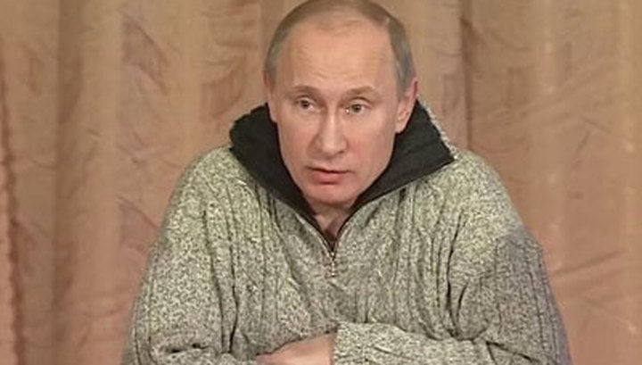 Владимир Путин в Перу остался без свитера