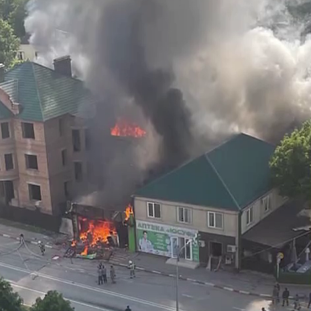В Чечне прокуратура организовала проверку взрыва и пожара в ресторане