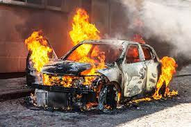 В Ставрополе сгорел автомобиль: видео