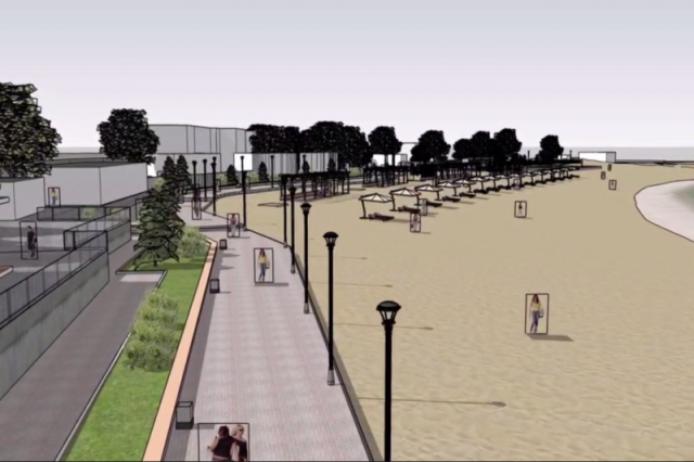 Строительство новой набережной началось в Махачкале на пляже «Березка»