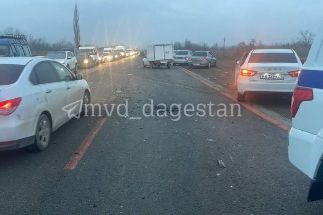 На автодороге «Кавказ» в Дагестане случилась авария с двумя жертвами 