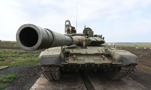В Дагестане контрактник случайно уничтожил танк с боеприпасами