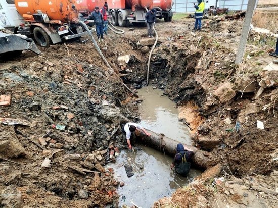 В Махачкале устранили серьезную аварию на водопроводе