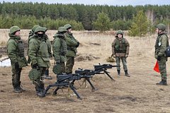 Мобилизованные из КБР укрепляют вторую линию обороны на участке в Запорожье
