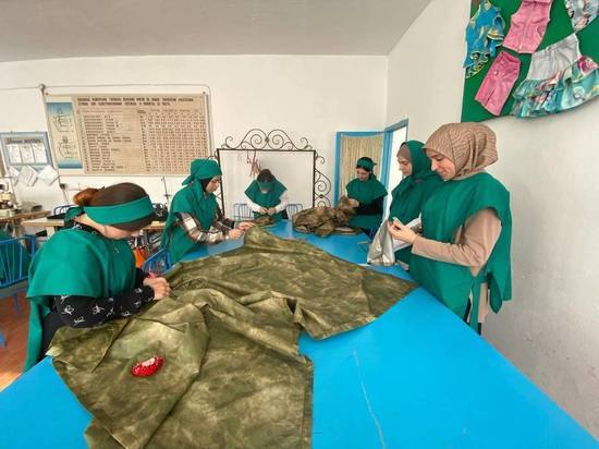 В Дагестане учебные мастерские переориентировали под шитье одежды для участников СВО