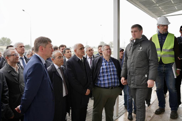 Решетников и Меликов осмотрели МПП на границе Дагестана  