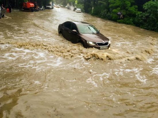 Горные районы в Дагестане затопило 