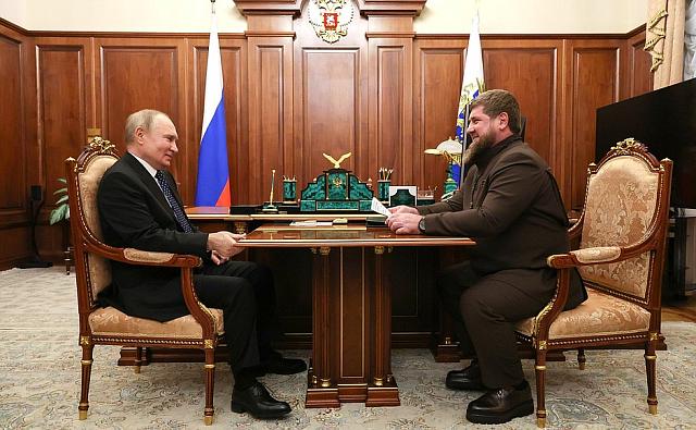Кадыров - Путину: «У нас первое место по числу успешно реализуемых госпрограмм»