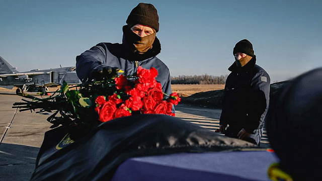 Церемонии прощания с героически погибшими летчиками ЧВК «Вагнер» Антоновым и Никишиным состоялась в России