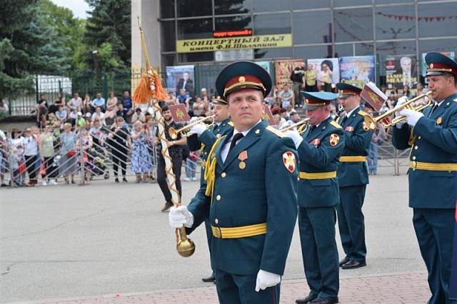 На Ставрополье выступают лучшие военные музыканты страны