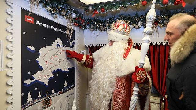 Дед Мороз отправится на поезде РЖД в турне по Европейской части России