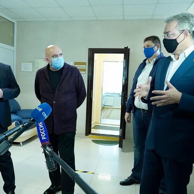Главврач ковид-больницы в Коммунарке посетил Кисловодск