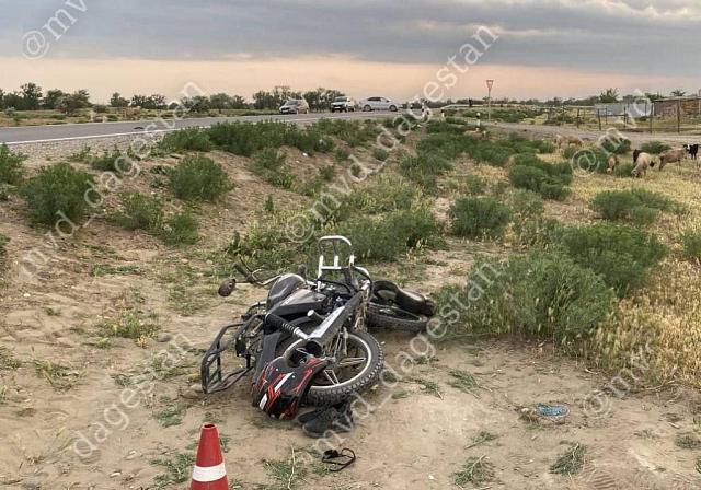 В Дагестане в ДТП погиб 14-летний байкер