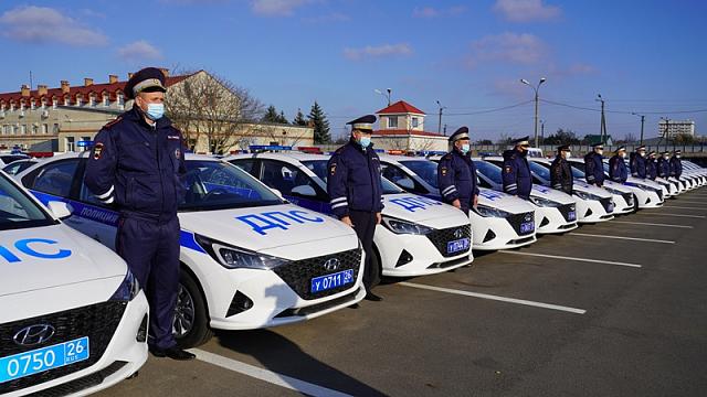 Госавтоинспекция Ставрополья получила 116 новых автомобилей