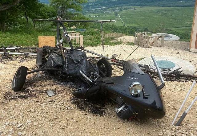В Адыгее при падении мотодельтаплана погиб пилот