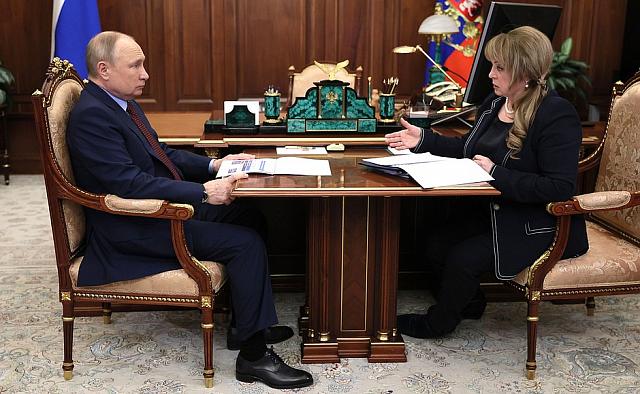 Путин и Памфилова на встрече обсудили иноагентов