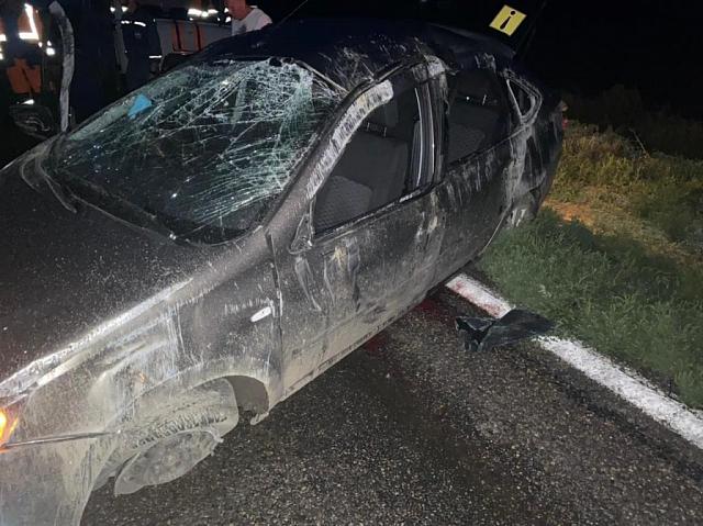 В Ставропольском крае погиб пассажир неопытного водителя