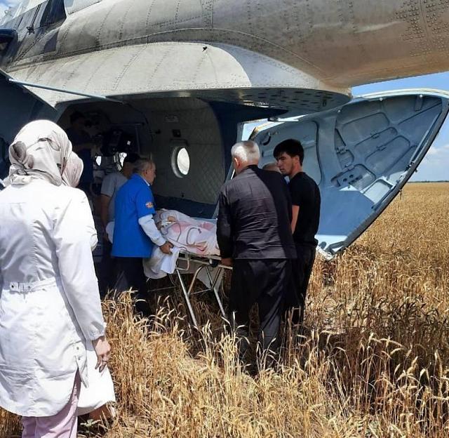 В Чечне девочку родила женщина, эвакуированная вертолётом