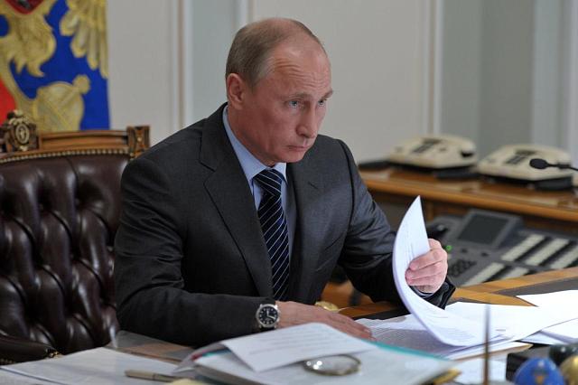 Путин внес законопроект об отмене извещения СЕ о введении военного положения