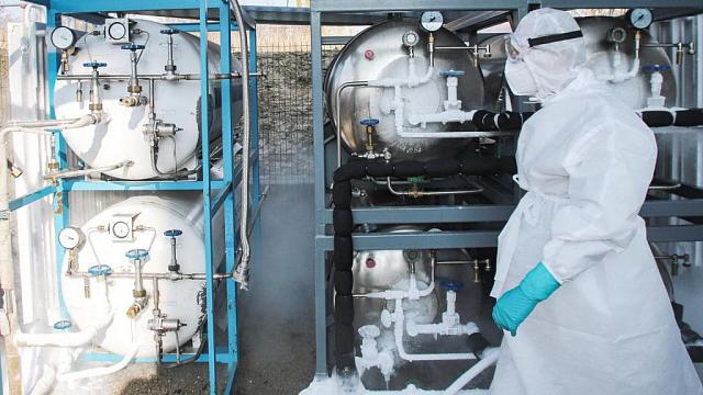В Махачкале запустили завод по производству медицинского кислорода