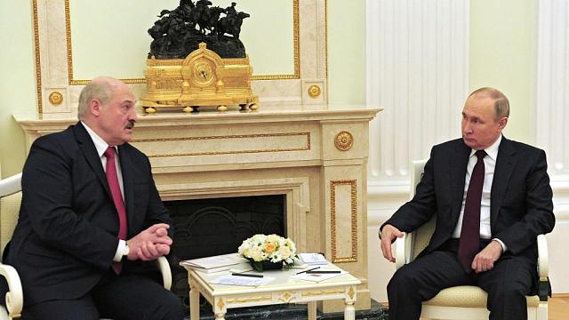 После встречи Путина и Лукашенко заговорили о вхождении Белоруссии в РФ 