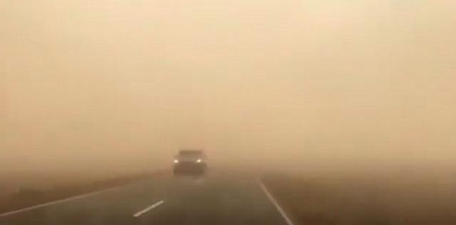 Ставрополье накрыла пыльная буря с ветром до 30 метров в секунду