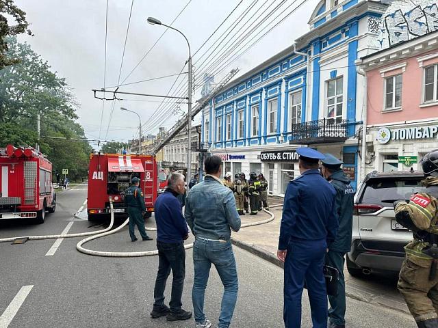 Прокурор Ставрополья поручил разобраться в обстоятельствах возгорания старинного здания