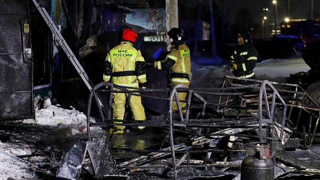 Во Владикавказе сгорел жилой дом   
