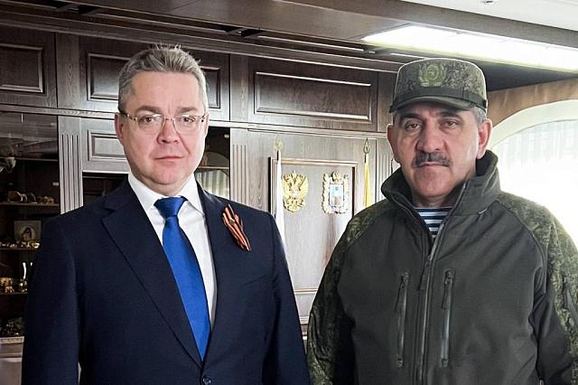 Губернатор Ставрополья Владимиров встретился с экс-главой Ингушетии Евкуровым   
