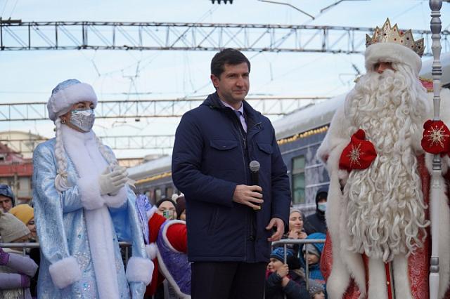В Махачкале дождались «Поезда Деда Мороза» 