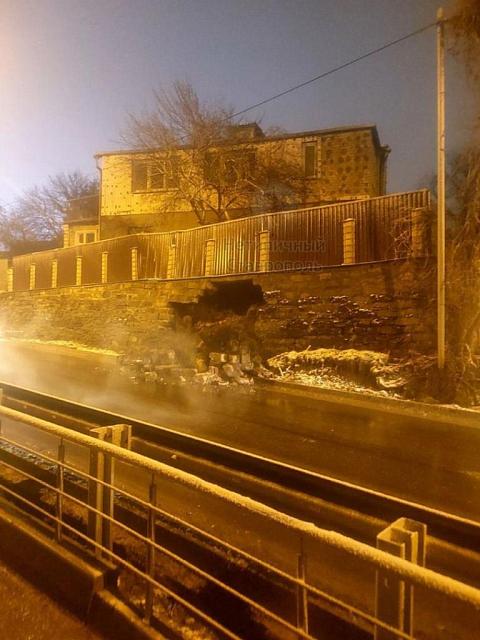 Подпорная стена обвалилась на улице Кавалерийской в центре Ставрополя