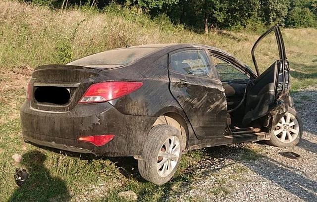 В Гудермесском районе Чечни опрокинулась иномарка, водитель скончался 