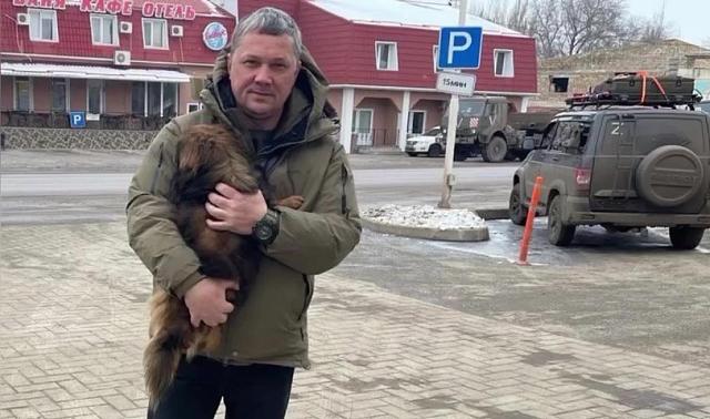 Мэр Пятигорска вывез из зоны СВО собаку раненого бойца
