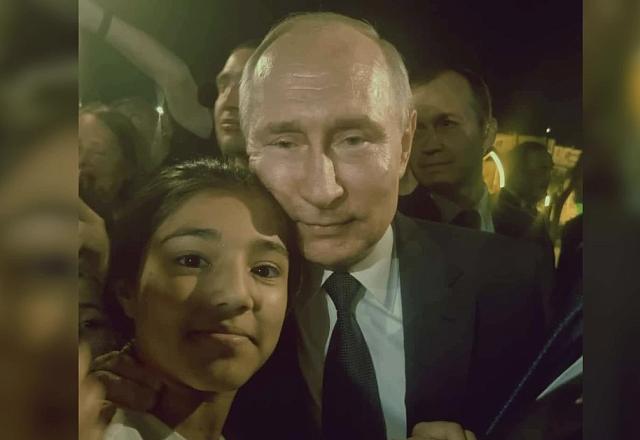 Девочка Фатима из Дербента 7 часов простояла в парке ради фото с Путиным