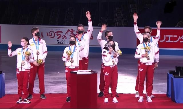 Российские фигуристы выиграли в Японии «золото» на командном чемпионате мира
