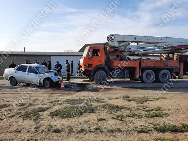 В Дагестане в ДТП погибла пассажирка легковушки