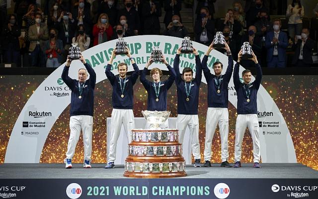 Российские теннисисты в третий раз в своей истории выиграли Кубок Дэвиса