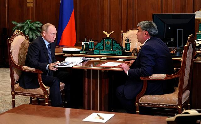 Коков Путину: производство продукции в АПК КБР ежегодно растёт на 10%