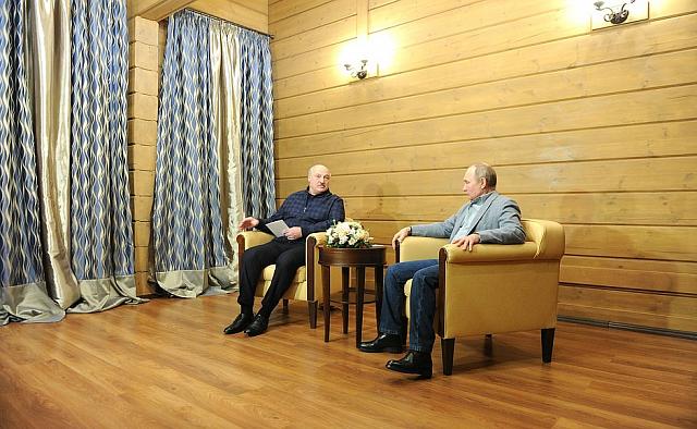 В Сочи на встрече Путина и Лукашенко обсуждалось партнерство РФ и Белоруссии
