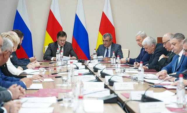 В Северной Осетии Новак и Меняйло обсудили вопросы социально-экономического развития республики