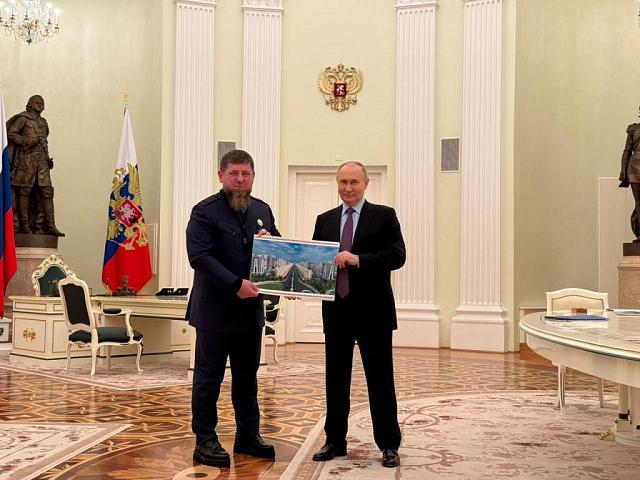 Кадыров рассказал Путину о развитии Чечни