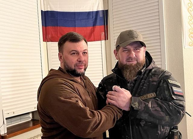 Руководитель ДНР Пушилин посетил Чечню  