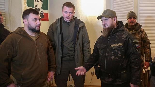 Кадыров наградил Пушилина Орденом Кадырова 