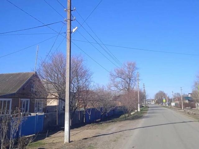 После вмешательства прокуратуры на улице ставропольского села установили фонари