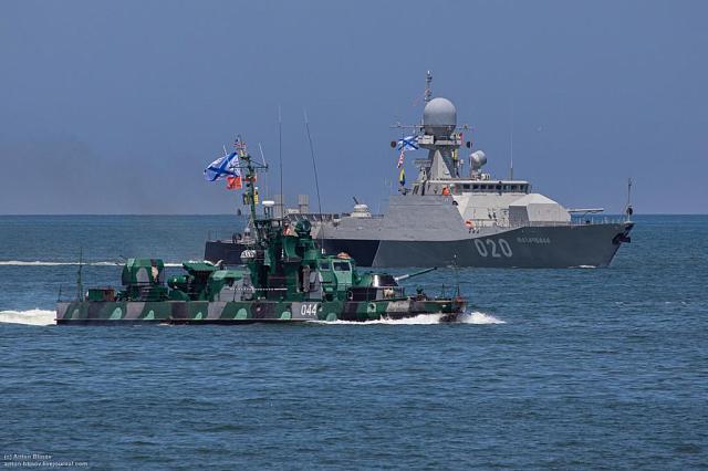 Каспийская флотилия в полном составе перебазировалась из Астрахани в Каспийск