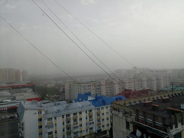 Часть Ставрополья накрыла пыльная буря